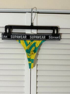 Supawear Thong--Yellow/Green